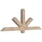 Ekena Millwork Kennewick Smooth Timber Gable Bracket, Douglas Fir, 60"W x 22"H x 3 1/2"D x 3 1/2"F, 9/12 Pitch GBW060X22X0404KEN00SDF - alternate 3